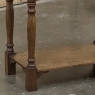 19th Century Rustic Hand Carved Oak Renaissance Revival Side Table