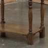 19th Century Rustic Hand Carved Oak Renaissance Revival Side Table