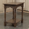 19th Century Rustic Hand Carved Oak Renaissance Revival Side Table