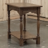 19th Century Rustic Hand Carved Oak Renaissance Revival Side Table