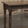 19th Century Rustic Hand Carved Oak Renaissance Revival Side Table