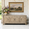 18th Century Country French Louis XIV Buffet in Stripped White Oak