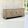 18th Century Country French Louis XIV Buffet in Stripped White Oak