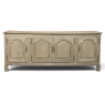 18th Century Country French Louis XIV Buffet in Stripped White Oak