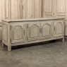 18th Century Country French Louis XIV Buffet in Stripped White Oak