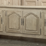 18th Century Country French Louis XIV Buffet in Stripped White Oak