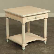 French Louis XVI Painted End Table
