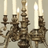 19th Century French Louis XIV Bronze Chandelier with 12 Lights