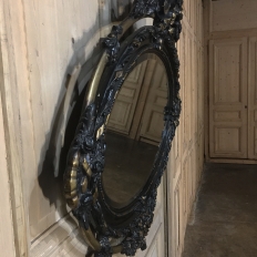 Antique French 19th Century Louis XVI Oval Mirror