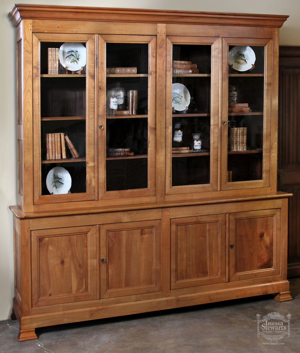 Antique of the Week ~ Louis Philippe Period Bibliothèque (Bookcase) | Antiques in Style